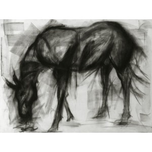 Uzair Ali Abro, 36 x 48 Inch, Oil on Canvas, Horse Painting, AC-UZAAB-003